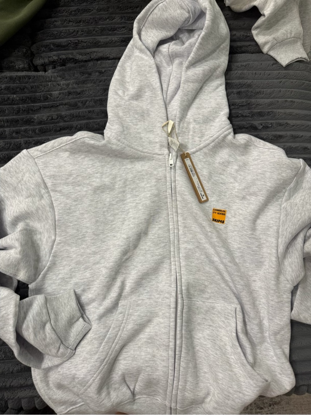 Skims x Community Goods Exclusive Zip up hoodie jacket